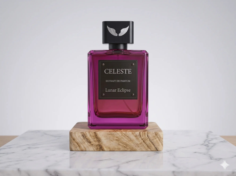 Lunar Eclipse extrait de parfum bottle, a long-lasting fragrance that helps perfume last longer