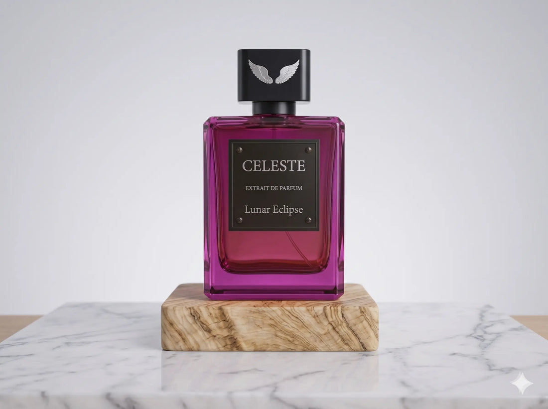 Lunar Eclipse extrait de parfum bottle, a long-lasting fragrance that helps perfume last longer