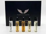 The Discovery Set box with its five 5 ml extrait de parfum minis